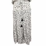 Poupette St. Barth Maxi Dress Size Medium White Print Sleeveless Shirtdress Photo 6