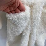 Natori Shag Eyelash Robe Womens Large XL White Polyester Belt Pockets Soft Photo 3