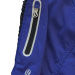 Lululemon Run Bright At Night Short Pigment Blue Purple Size 8 Zip Pockets Lined Photo 3