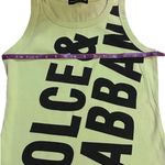 Dolce & Gabbana Vintage Y2K  Light Lime Green Tank Top  Made In Italy 46 US 10 Photo 2