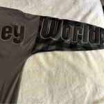 Disney  Spirit Jersey Gray Plaid Retired Women's Size Medium Photo 3