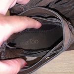 Me Too  Oliver brown strappy faux leather ankle boots Photo 6