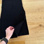 LIONESS  - Midi Skirt with Side Slit in Black Photo 1