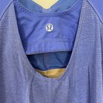 Lululemon  Royal blue workout tank with built in sports bra size 6 Photo 3