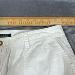 Ralph Lauren ‎  Womens Sz 12 Cargo Crop Pants Wide Leg White Utility Lightweight Photo 8