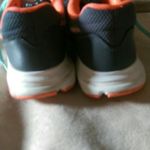 Nike Downshifter 6 Running Shoes Grey & Coral & Light Blue 684765-018 - Size 8 Photo 3