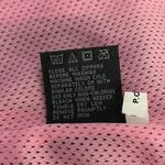 New Balance  Jacket Women Large Gray White Stripe Windbreaker Workout Athleisure‎ Photo 9