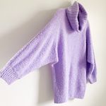 Jason Maxwell Light Purple Oversized Cowl neck Sweater Medium Photo 8