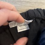 Bryn Walker  Women's Size M Black 100% Linen Pull On Wide Leg Cropped Pants Photo 3