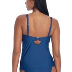 BIRDSONG BARE NECESSITIES NWT Dori Underwire Wrap Tankini Top Size 32DD Blue Photo 2