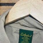 Cabela's  Tan Button Down Shirt Size Medium Photo 4