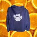 Gear Penn State V‎ Neck Hoodie With Paw Print on the Back Size Large Blue Photo 5