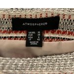 Atmosphere Textured Mini Skirt Striped Pattern Size 10 Photo 2