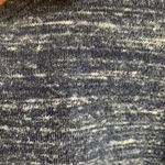 Nordstrom  Lingerie Dark Blue Heathered V-Neck Long Sleeve Shirt Photo 4