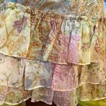 MISA Los Angeles Marina Ruffle Mini Skirt Size M Photo 3