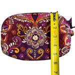 Vera Bradley  Quilted Makeup Cosmetic Bag Purple Paisley 8x5 Photo 1