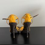 Yellow Strappy Heels Sz 6 Photo 3
