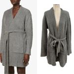 SKIMS  Cozy Knit Boucle Robe Short Smoke Gray Size Large / XL Photo 1