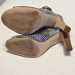 Johnston & Murphy  Cassie Perforated Leather‎ Silver Metallic Sandals size 10 Photo 6