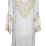 Ana & Rose White and Cream Crochet Cover Photo 0