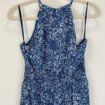 Madewell Smocked Halter Midi Dress Floral Blue Ditsy Cottagecore Fairy US 8 NWT Photo 12