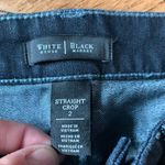 White House | Black Market distressed straight crop 2 dark wash jeans Photo 1