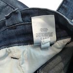 EXPRESS Super High Rise Paper Waist Bag Shortie, Dark Wash, Sz 4 Photo 10