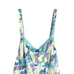 Avon Plus Size 3X Sleep Tank Top Blue White Lace Butterflies Stretch 140 Photo 1