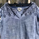 Ariat Embroidered Blue Shift Dress M Photo 1