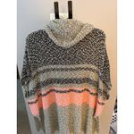 Eyeshadow  Women's Gray,Black,Pink Poncho Size 1X Photo 4