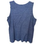 Patagonia ‎ Worn Wear Hemp Cotton Stripe Tank Top Medium Blue EUC Photo 1