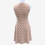 New York & Co dress M brown white sleeveless VNeck Size M Photo 2