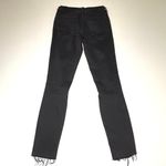 frame denim Frame Le Skinny De Jeanne Crop Black Jean Released Hem Frayed Jeans 25 Photo 2