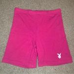 Playboy X Pacsun Hot Pink Biker Shorts Size Small Photo 0