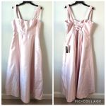 Alfred Sung  D852 Lace Up Back Bustier Gown Ballet Pink 14 Photo 3