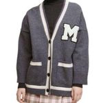 Maje Maissa Oversized Varsity Cardigan size 1 (small) Photo 0