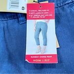 Woolrich  Blue Sunday Chino Ankle Cropped Pants Photo 1