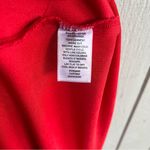 Something Navy  Easy Knit Spaghetti Strap Midi Dress with Slit Red Poppy Size M Photo 8