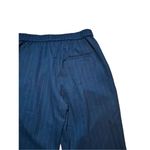 Free People  dark gray pinstripe trouser pull on pants zip pockets XS Photo 5