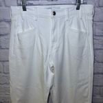 AYR The Beat Jeans Women's Size 30 White Barrel Leg High-Rise Denim Quiet Luxury Photo 1