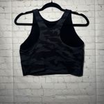 Athleta  A-C Conscious Camo High Neck Cropped Workout Tank Top Built in Bra SZ XL Photo 5