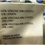 Anthropologie NWT Maeve Lemons Blueberries Ruched Peplum Yellow Blue XXS - S Photo 6