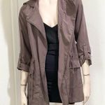 Staccato Taupe Hooded Utility Jacket Size S Photo 2