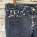 True Religion Vtg  Womens 31 Jeans Dark Denim Joey Super T Flared Leg Bell Bottom Photo 12