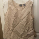 Laura Scott FINAL MARKDOWN Ladies’  Embroidered Linen Tank Top (PL) Photo 0