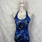 Lululemon  Cool Racerback Windy Blooms Sapphire‎ Blue Multi Tank Top Size 2 Photo 7