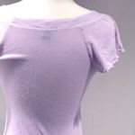 EXPRESS  Lavender Short Sleeve T-shirt Photo 4