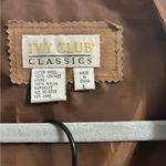 Ivy Club Classics Suede Vest & Skirt size L Brown Size L Photo 3