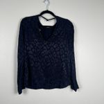 EXPRESS Women's Long Sleeve Cheetah Print Blouse Sz S NWT Photo 4