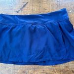 Nike Swim Black Board Skirt NESS8203-Blue Size Large New Nylon Modest Side Slip Photo 0